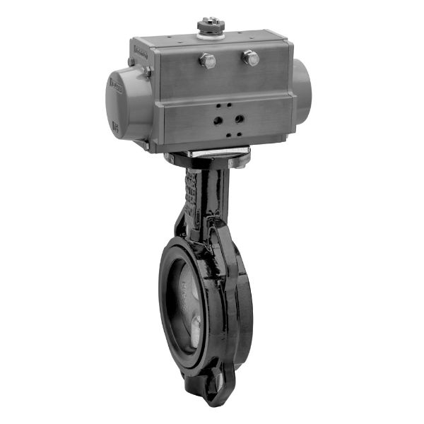 Actuated Butterfly Valve