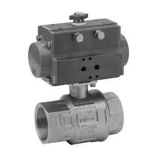 Pneumatically Actuated 2 & 3 Way Ball Valves