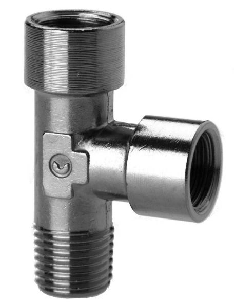 2070 Male Run Tee - Taper Brass Pipe Fitting