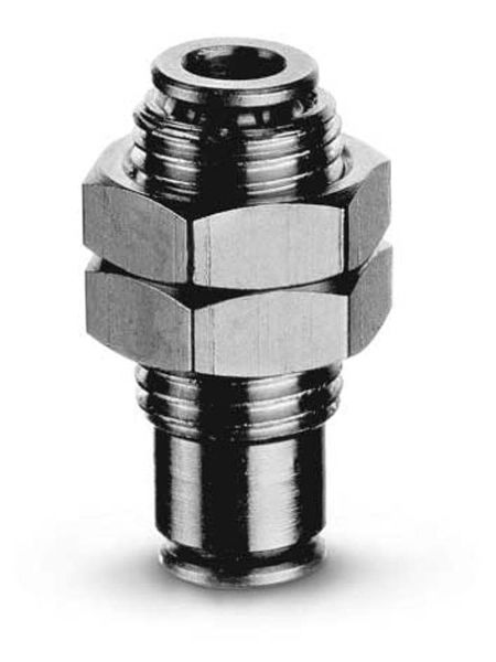 6590 Bulk Head Connector (Micro) Push In Fitting