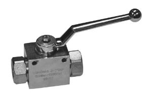 High Pressure Hydraulic 2-Way Ball Valves (with Fixing Holes)